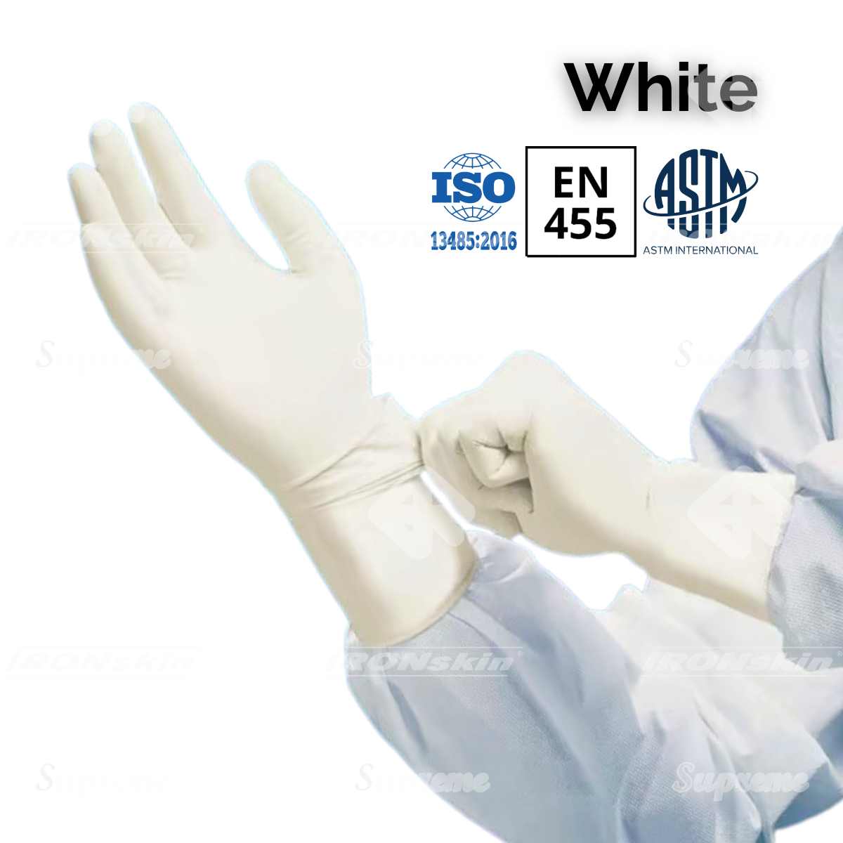 Cleanroom 12” Powder Free Nitrile Disposable Gloves 4