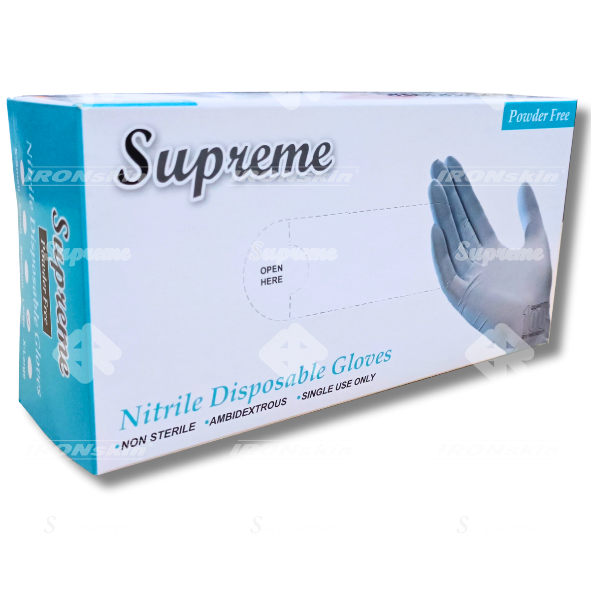 Powder Free Nitrile Disposable Gloves, 4.5g 1