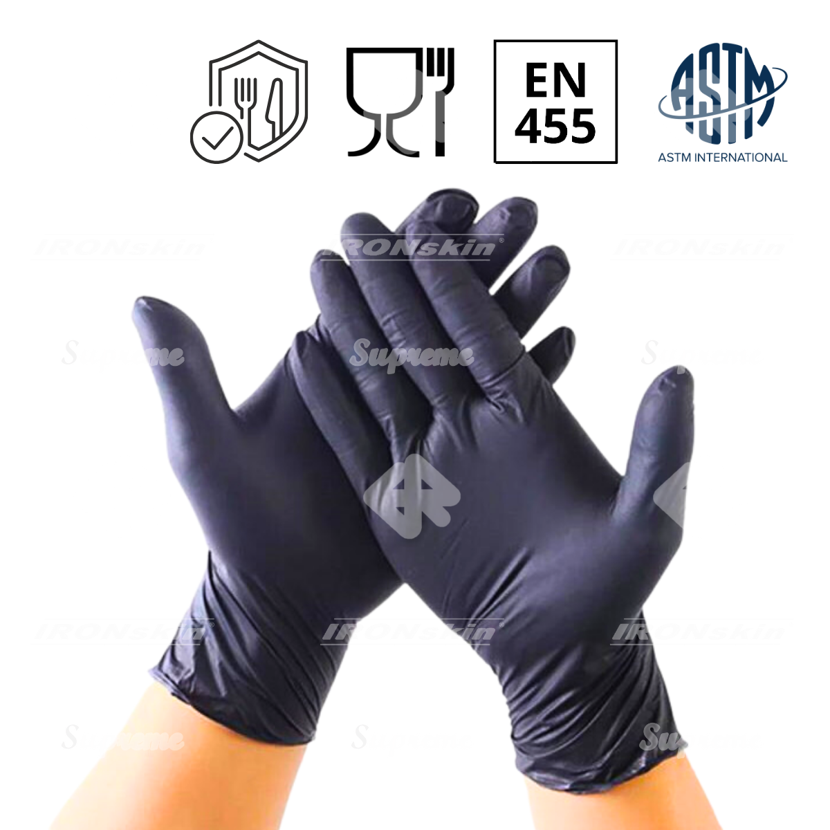 Powder Free Nitrile Disposable Gloves 4