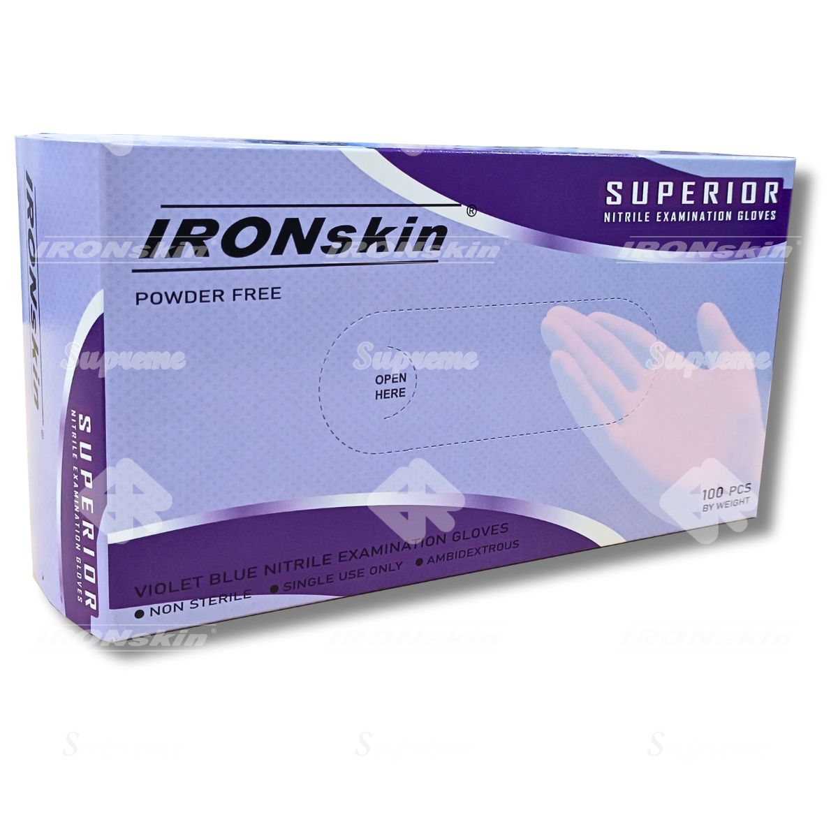 Powder Free Nitrile Disposable Gloves, 6.2g 1